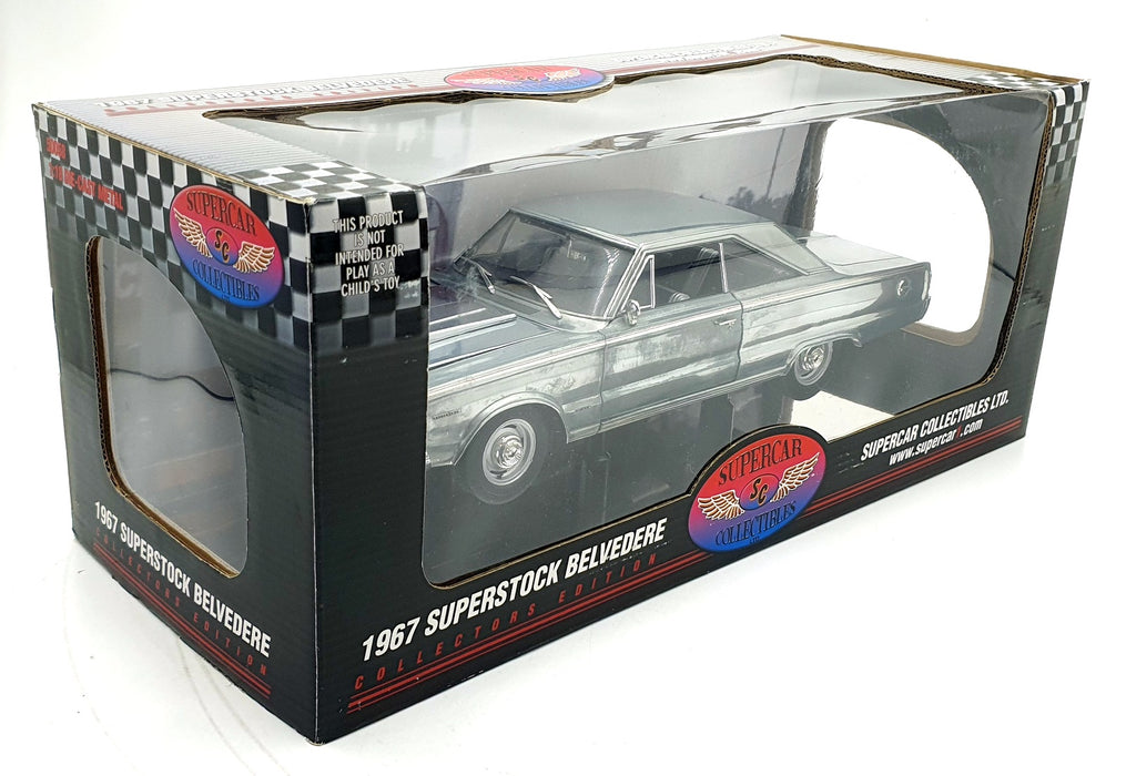 Highway 61 1/18 Scale 50058 - 1967 Plymouth Superstock Belvedere - Chrome