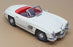 Burago 1/18 Scale 3023 - 1957 Mercedes Benz 300SL Roadster - Ivory