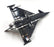 Corgi 1/72 Scale AA36403 Eurofighter Typhoon F2 DA2 Test Black Scheme 1998