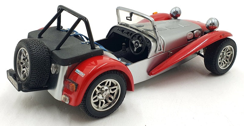 Kyosho 1/18 Scale Diecast DC201123N - Caterham Super Seven - Silver/Red