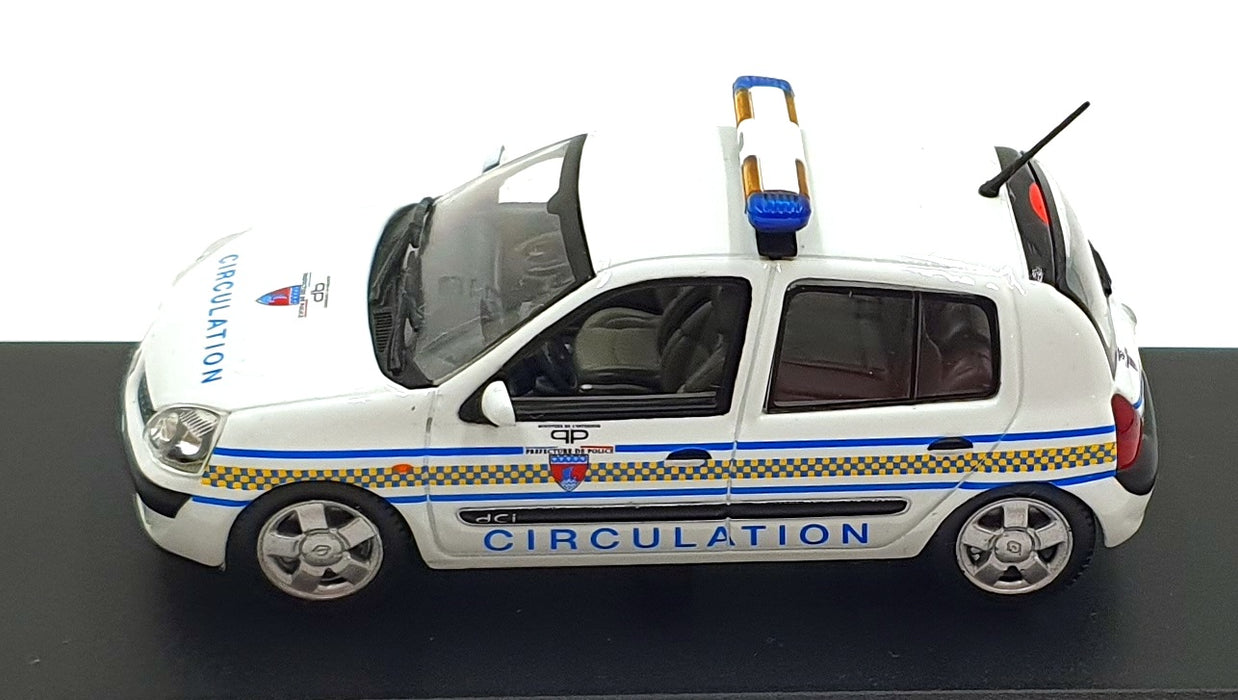 Norev 1/43 Scale 517512 - Renault Clio Police de Paris  - White