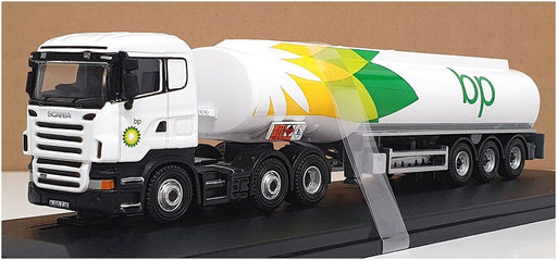 Oxford Diecast 1/76 Scale SHL01TK - Scania Tanker (BP) White
