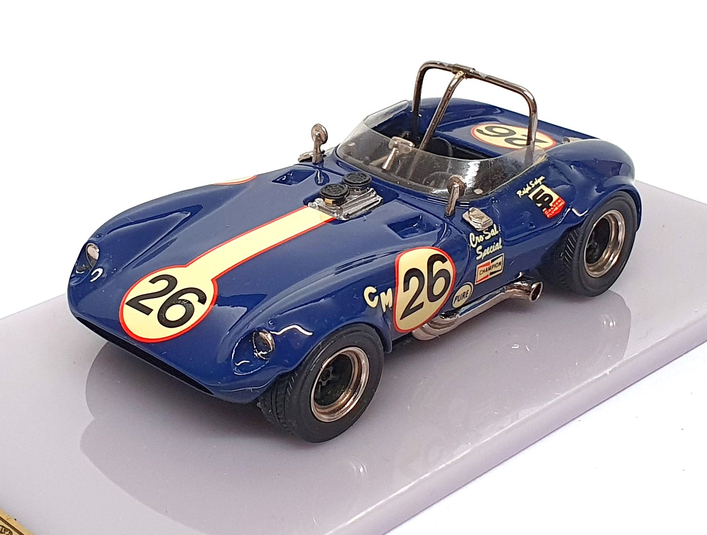 George Turner Models 1/43 Scale GTM.05 - Cro-Sal Cheetah #26 - Blue