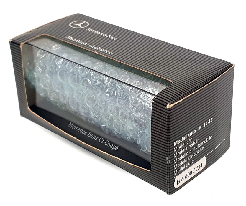 Schabak 1/43 Scale B 6 600 5734 - Mercedes Benz 600 SEC - Met Grey