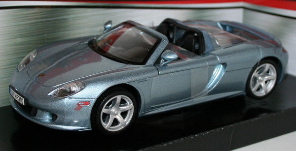 Motor Max 1/24 Scale Diecast 73305 - Porsche Carrera GT - Lt Met Blue