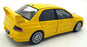 Autoart 1/18 Scale Diecast DC8224L - Mitsubishi Lancer Evolution VII - Yellow