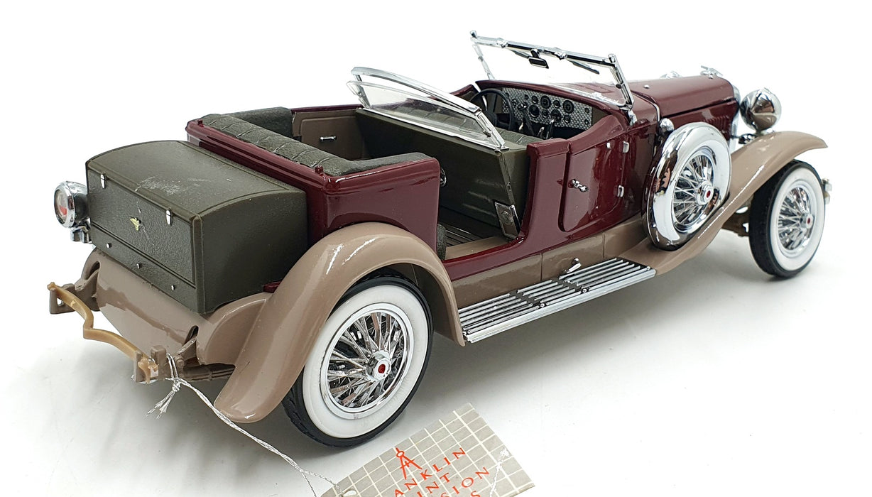 Franklin Mint 1/24 FM231122A 1930 Duesenberg Tourster With Display Case
