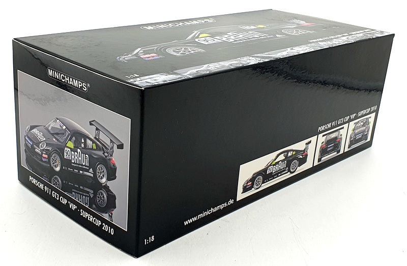 Minichamps 1/18 Scale 100 106990 - 2010 Porsche 911 GT3 Cup Supercup