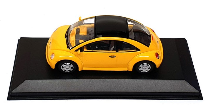 Minichamps 1/43 Scale Diecast MC8725 - VW Volkswagen New Beetle - Yellow