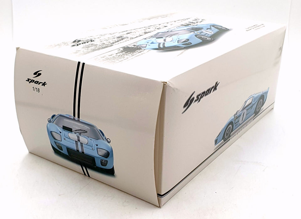 Spark 1/18 Scale Resin 18S470 - 1967 Ford GT40 Mk 2B #1 Winner 12H Rheims