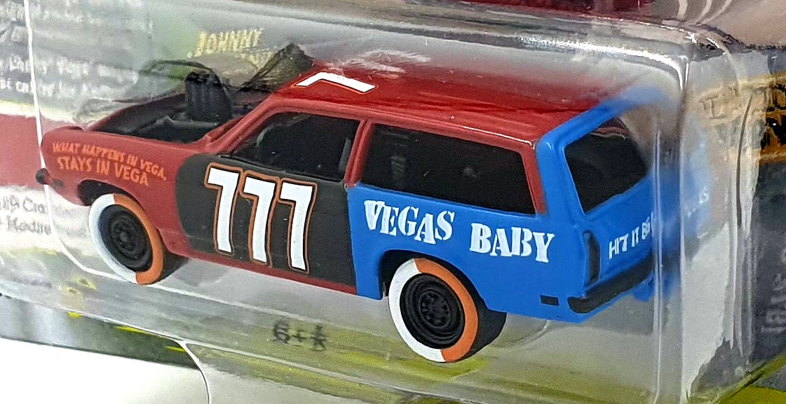 Johnny Lightning 1/64 Scale JLSF013 - 1972 Chevrolet Vega Wagon #777 Vegas Baby