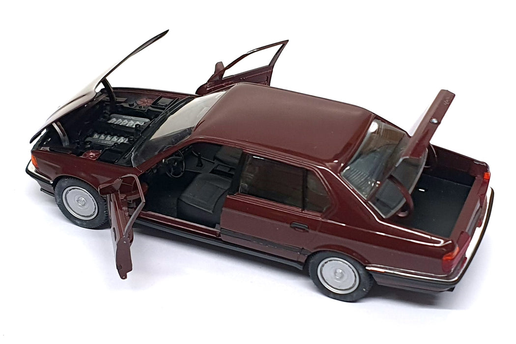 Schabak 1/24 Scale Diecast 1620 - BMW 750iL - Maroon