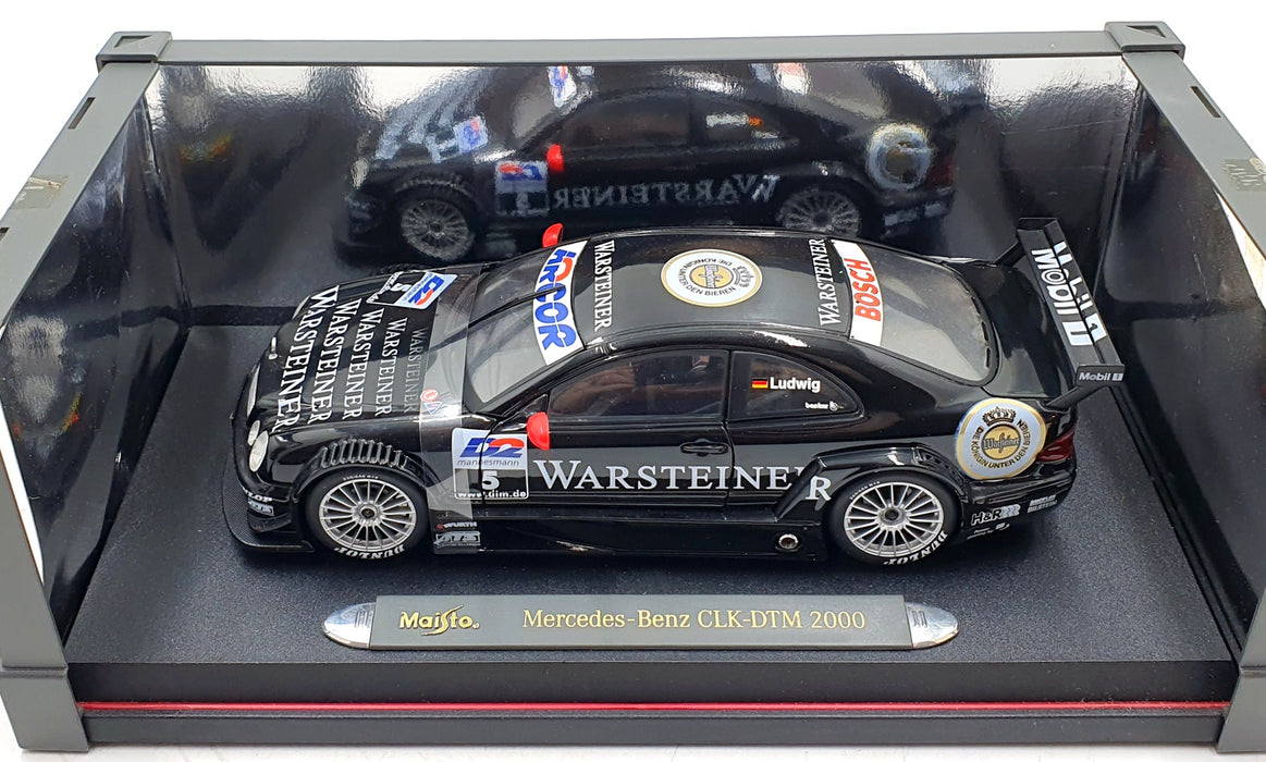 Maisto 1/18 Scale 38888 - Mercedes Benz CLK DTM 2000 #5 - Black
