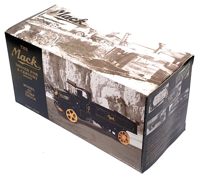 First Gear 1/34 Scale 19-2679 - Mack Model AC Dump Truck - Black