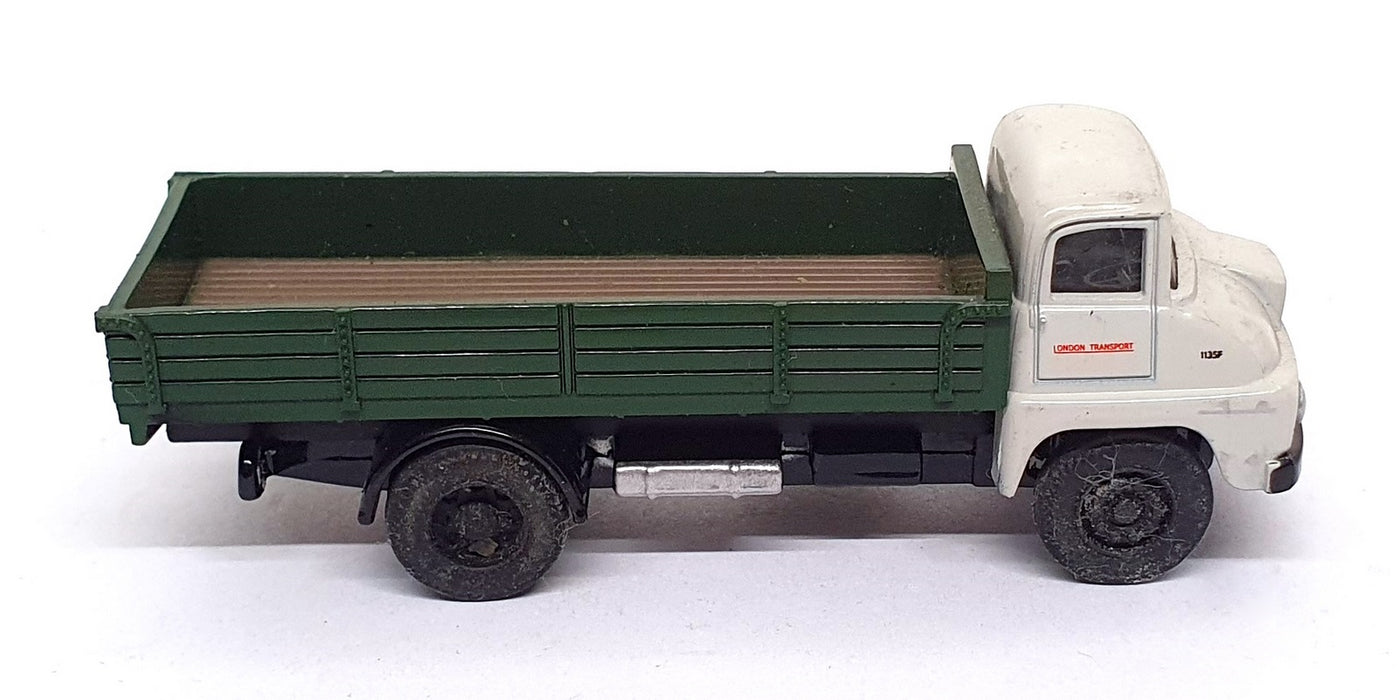 Base Toys 1/76 Scale D-10 - Thames Trader Dropside London Transport - Grey/Green