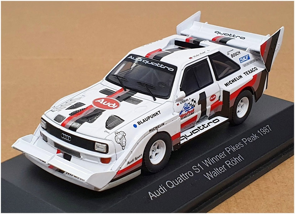 CMR 1/43 Scale WRC018 - Audi Quattro S1 Winner Pikes Peak 1987 #1 W.Rohrl
