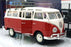 Maisto Custom Shop 1/25 Scale 32471 - Volkswagen T1 Samba - Red/White