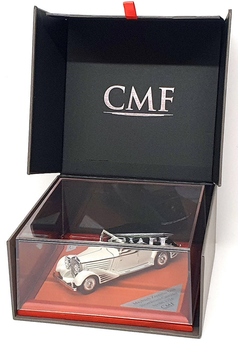 CMF 1/43 Scale CMF43015 - 1934 Maybach DS8 Stromlinien Cabrio - White/Black
