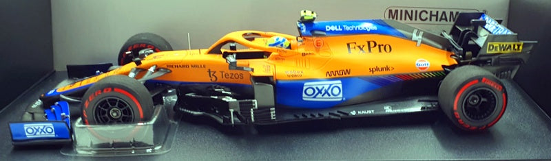 Minichamps 1/18 Scale 530 213404 McLaren F1 Team MCL35M Russian GP 2021 - Norris
