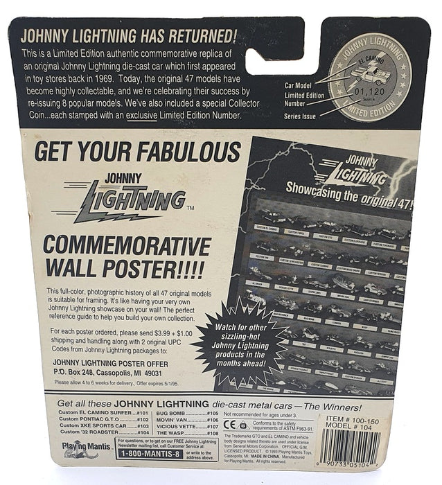 Johnny Lightning 1/64 Scale 100-150 - The Challengers Classic '32 Roadster Blue