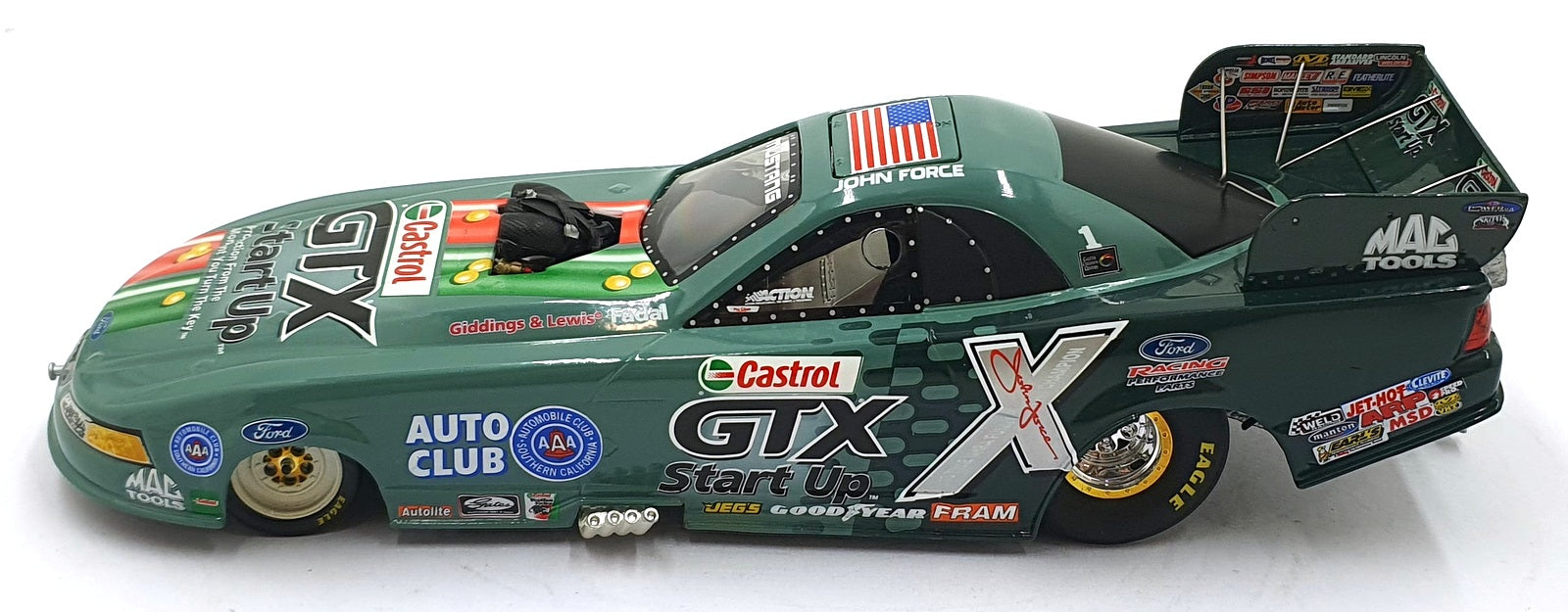 Action 1/24 Scale 42602 Ford Mustang Funny Car Dragster 2005 - Force