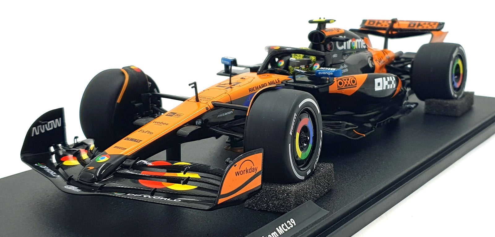 Solido 1/18 Scale S1818703 - 2025 McLaren MCL39 #4 Monaco GP - Norris