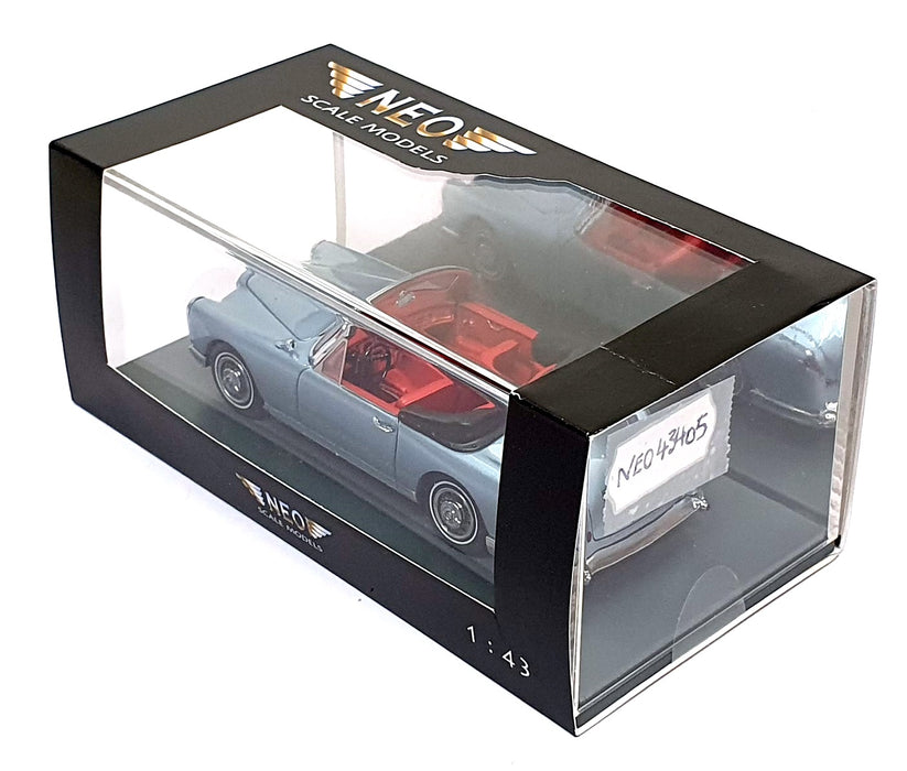 Neo 1/43 Scale NEO43405 - Facel Vega FV1b Convertible - Met. Lt. Blue