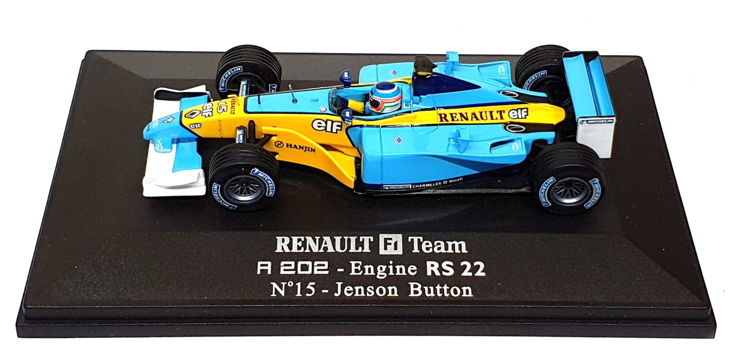 Universal Hobbies 1/43 Scale 2186 - F1 Renault R 202 Engine RS 22 #15 J. Button