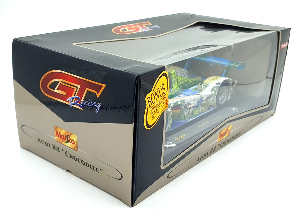 Maisto 1/18 Scale Diecast 35899 - Audi R8 Crocodile Asian Le Mans series #77