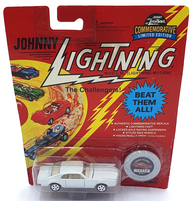 Johnny Lightning 1/64 Scale 100-112 - The Challengers Custom Tornado Car - White