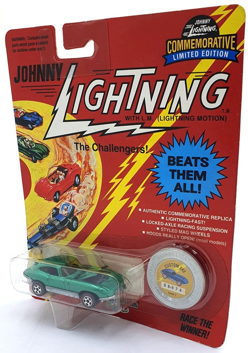 Johnny Lightning 1/64 Scale 100-130 - The Challengers Custom XKE - Met. Green