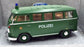Welly 1/24 Scale TY4329 - VW Volkswagen Polizei Transporter - Green