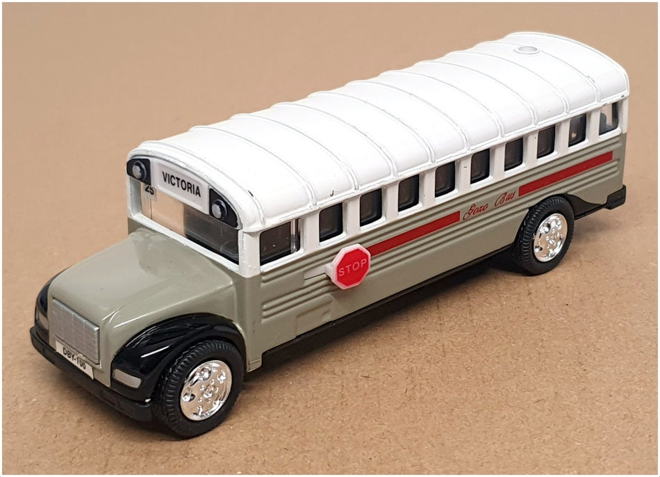 Alexsandro 13cm Long Diecast 10324 - Gozo Bus #25 Victoria - Grey/White