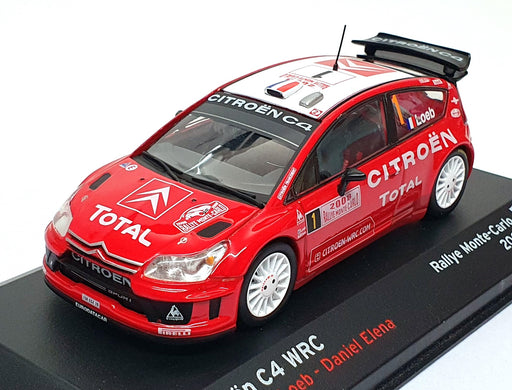 Altaya 1/43 Scale CC408 - Citroen C4 WRC #1 Monte Carlo Rally 2008 Loeb