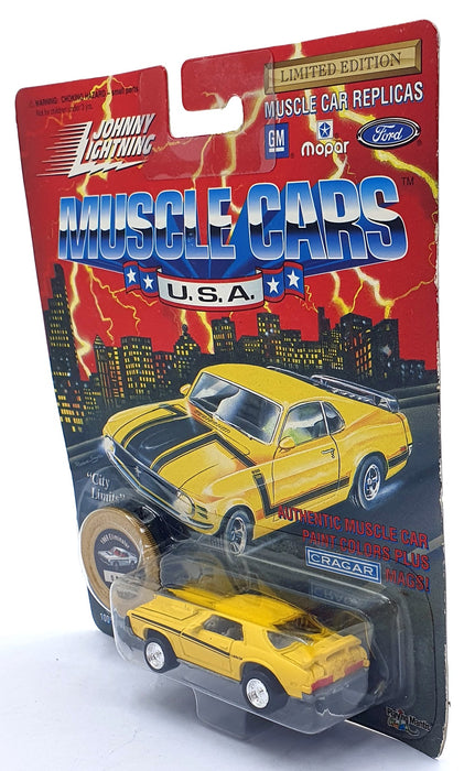 Johnny Lightning 1/64 Scale 200-170 - Muscle Cars 1969 Mercury Eliminator Yellow