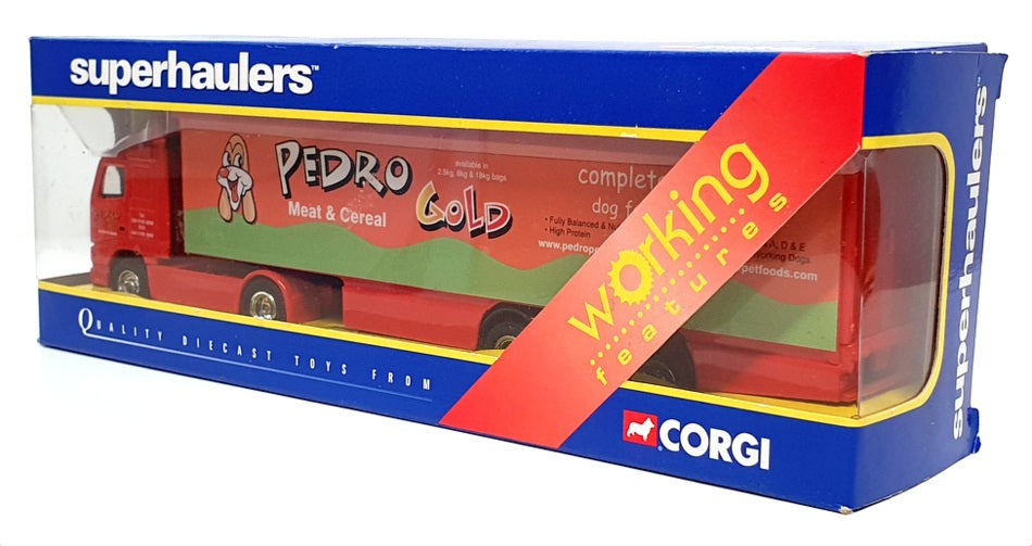 Corgi 1/64 Scale Diecast TY86715 - Volvo Curtainside Trailer Truck - Pedro