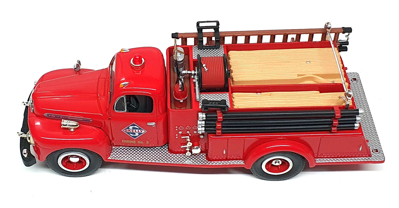 First Gear 1/34 Scale 19-1927 - 1951 Ford F7 Fire Truck Skelly Oil - Red
