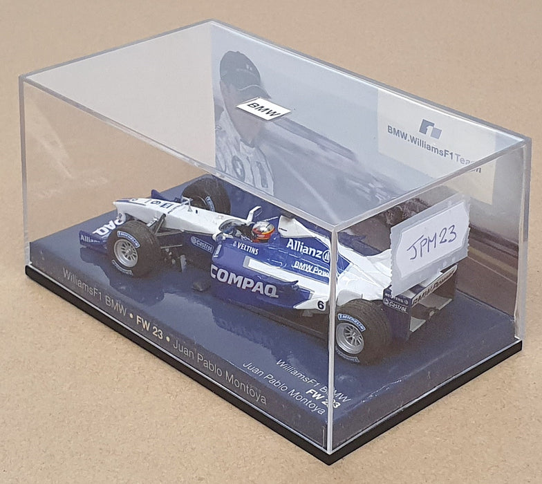 Minichamps 1/43 Scale JPM23 - F1 Williams BMW FW23 J.P. Montoya - Blue/White