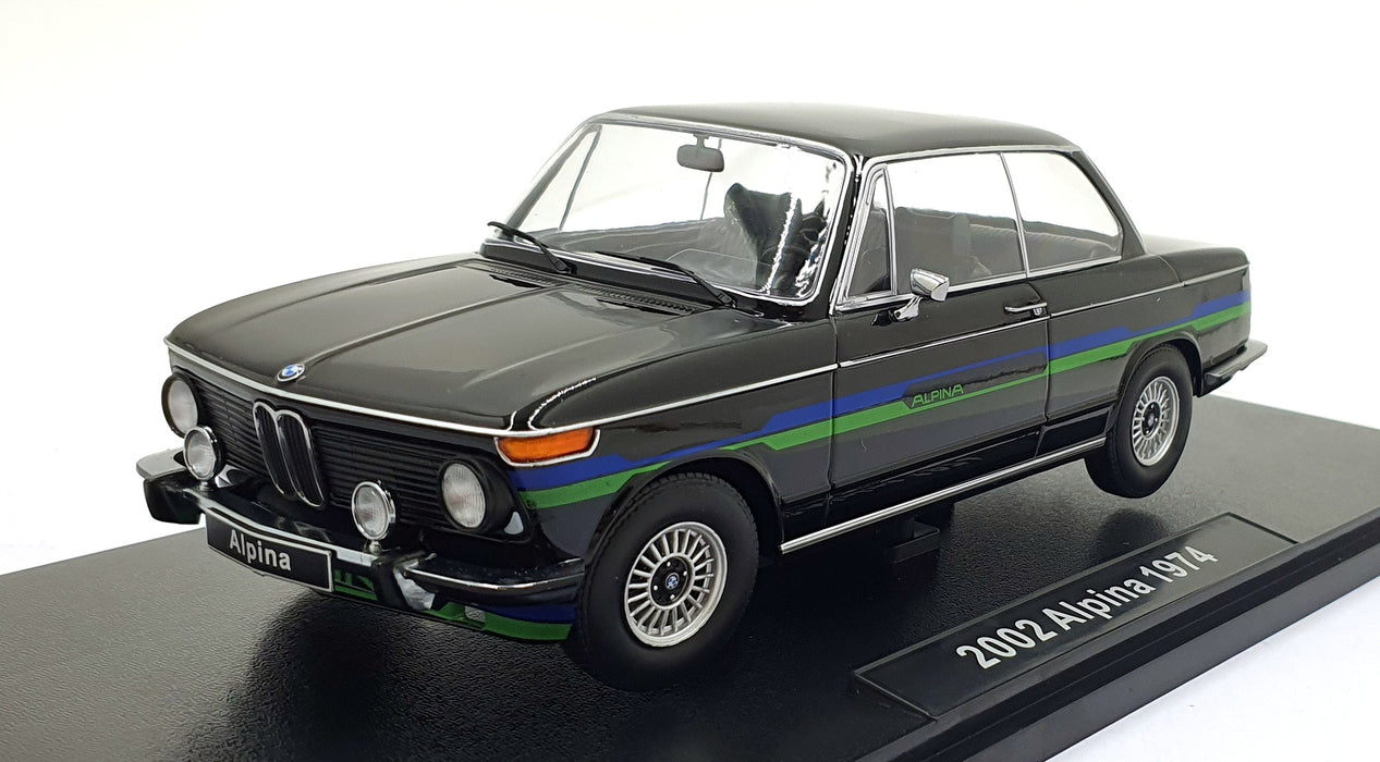 KK Scale 1/18 Scale Diecast KKDC181322 - 2002 BMW Alpina 1974 - Black