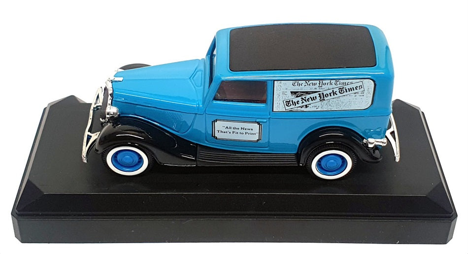 Solido 1/43 Scale Diecast 4431 - Ford Van (New York Times) - Blue