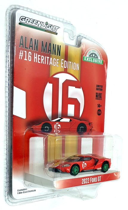 Greenlight 1/64 Scale 30395 - 2022 Ford GT #16 Alan Mann - Chase