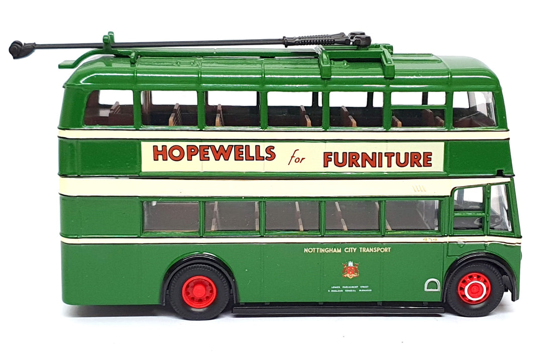 Corgi 1/50 Scale 34701 - Karrier W Trolleybus Nottingham Rt. 43 - Green