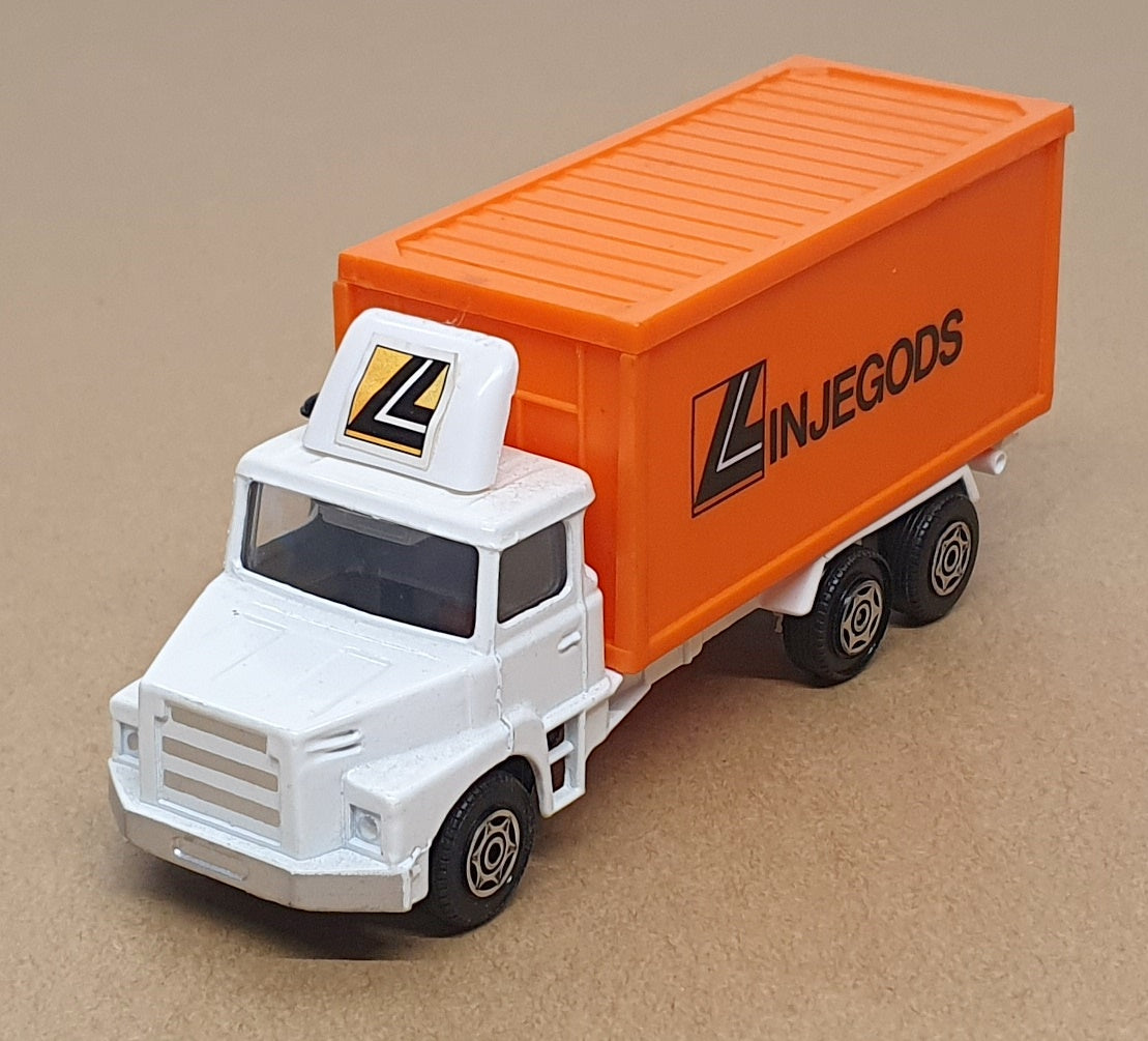 Corgi 13.5cm Long Diecast C1201 - Scania LT145 Truck Linjegods - White/Orange