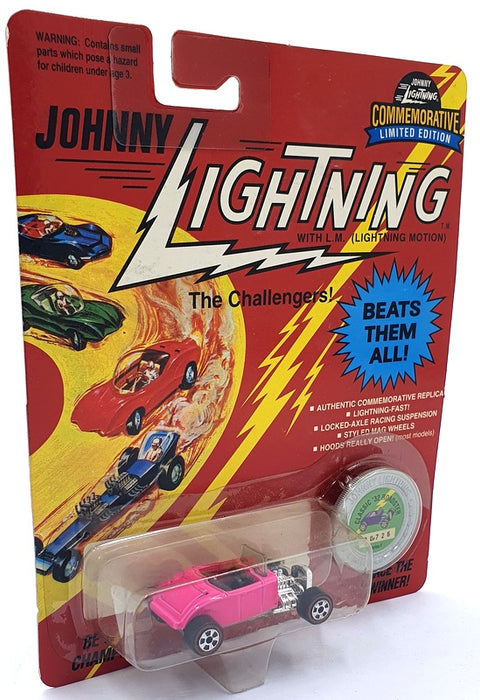 Johnny Lightning 1/64 Scale 100-160 - The Challengers Classic '32 Roadster Pink