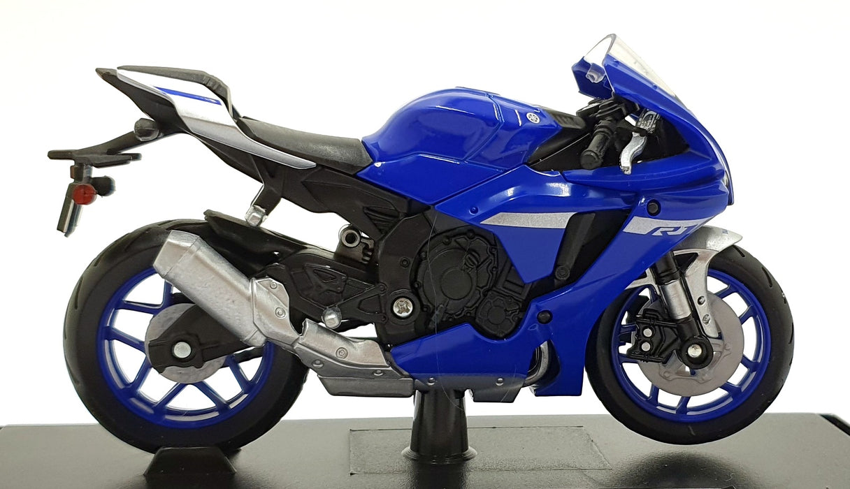 Maisto 1/18 Scale 21837 - 2021 Yamaha YZF-R1 Motorbike - Blue