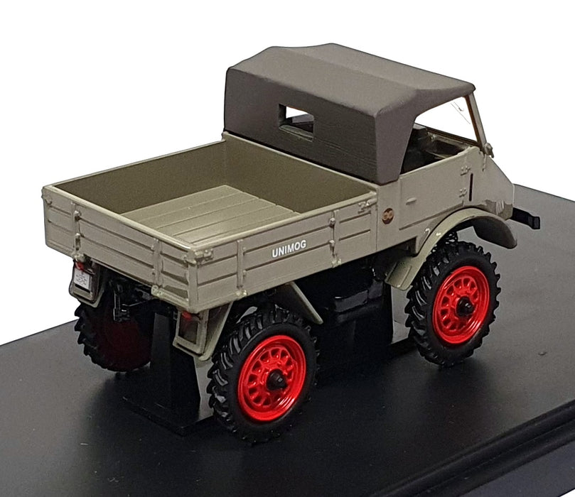 Schuco 1/43 Scale 03112 - Mercedes Benz Unimog 401 Truck - Greyish Green