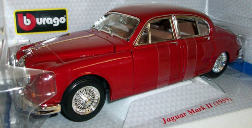 Burago 1/18 scale Diecast 18-12009 - 1959 Jaguar Mk2 - Red