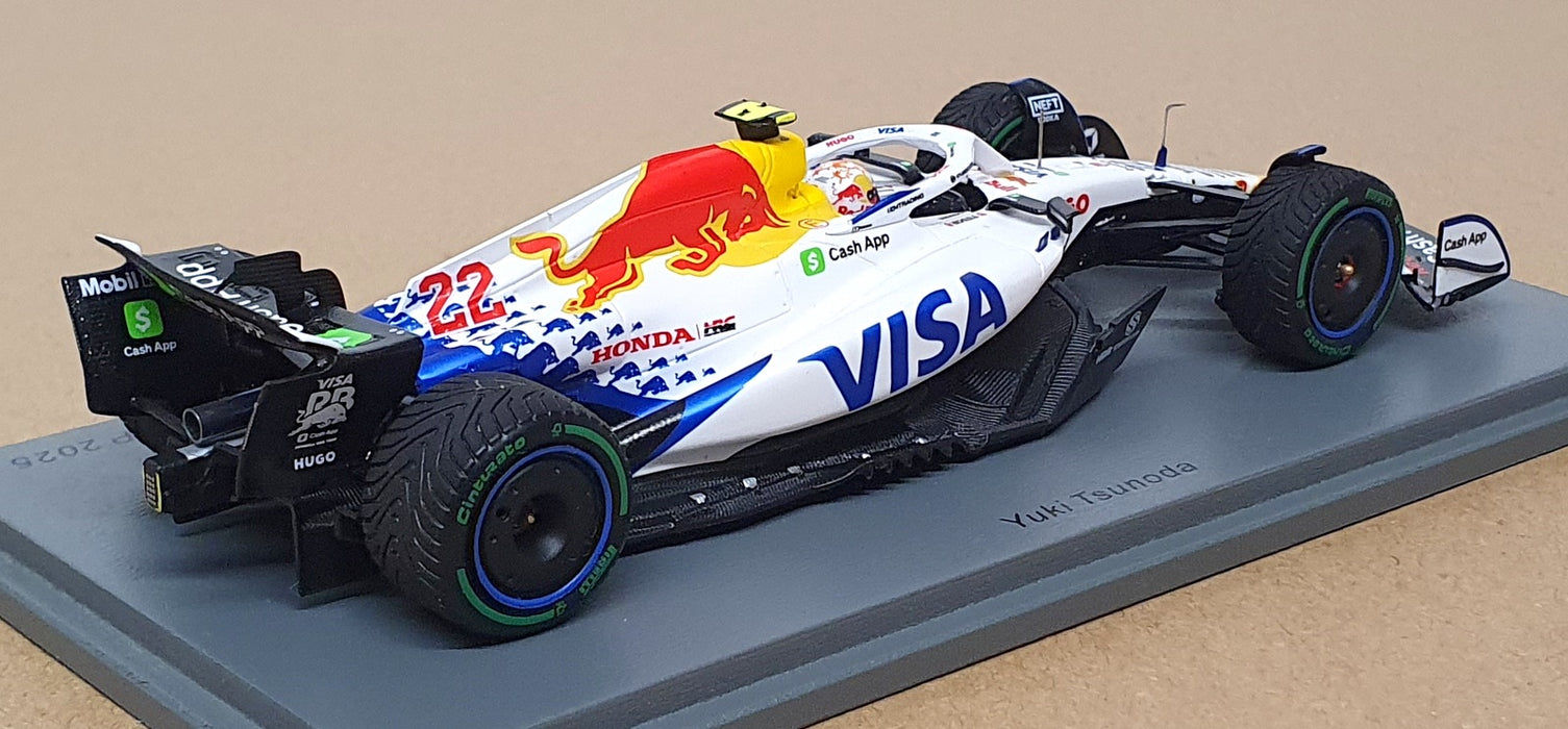 Spark 1/43 S9575 - F1 Visa Cash App Racing Bulls 12th Australian GP 2025 Tsunoda