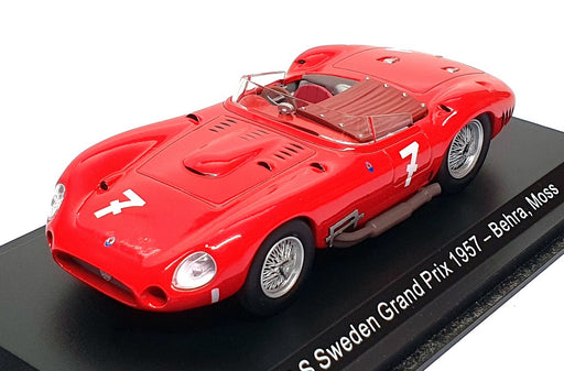 Leo Models 1/43 Scale MAS02 - Maserati 450 S #7 Sweden GP 1957 - Red