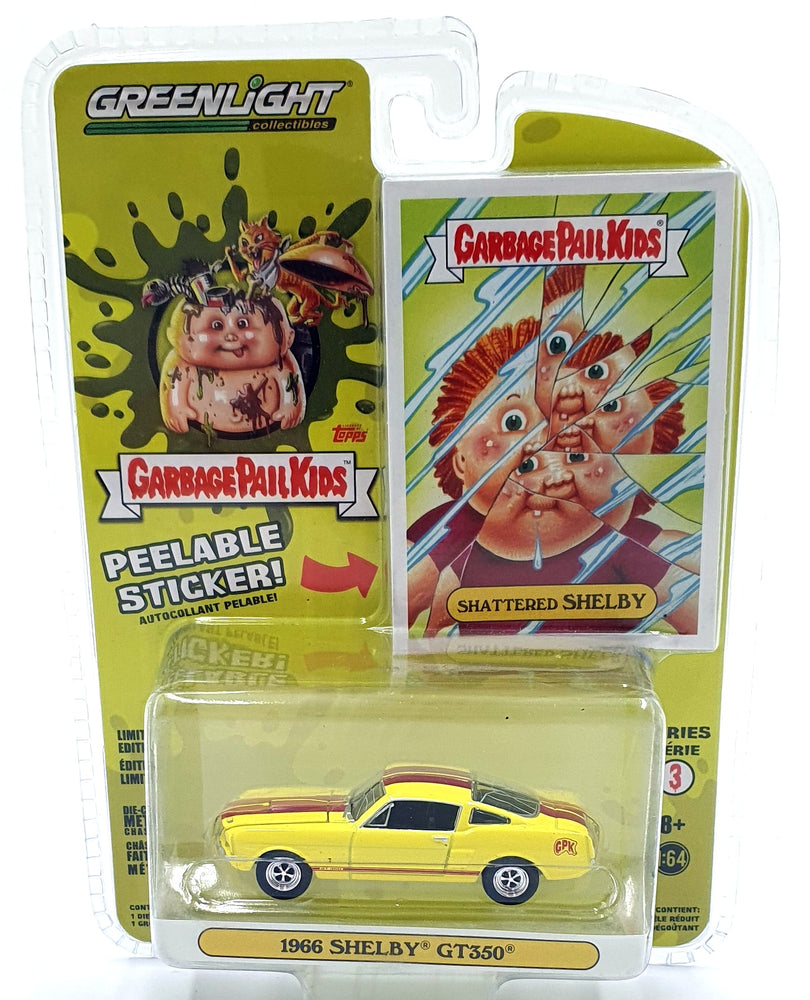 Greenlight 1/64 Scale 54050-D - 1966 Shelby GT350 - Yellow